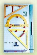 Tablica z magnetycznymi przyrządami do klas nauczania początkowego - pozioma/pionowa