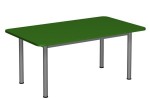 Stół szkolno-przedszkolny/do żłobka, prostokątny 1200x700, rozmiar 0 - 3, noga Ø 40 