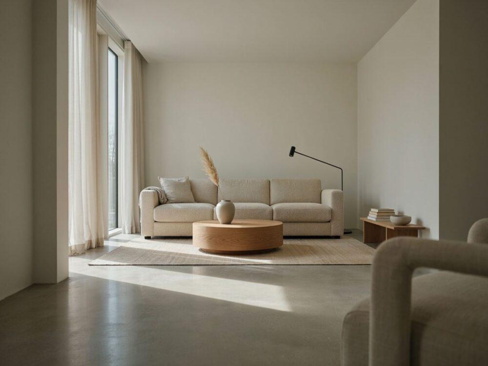 aranżacja wnętrza w stylu minimalistycznym